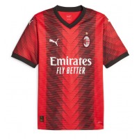 AC Milan Olivier Giroud #9 Domáci futbalový dres 2023-24 Krátky Rukáv